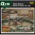 QYM High quality galvanized Hesco Bastion sand barrier/hesco barrier walls